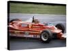 Gilles Villeneuve Racing a Ferrari 312T5, British Grand Prix, Brands Hatch, 1980-null-Stretched Canvas