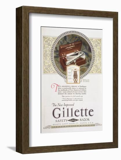 Gillette Safety Razor-null-Framed Photographic Print