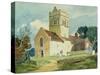 Gillingham Church, Norfolk-John Sell Cotman-Stretched Canvas