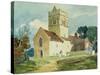 Gillingham Church, Norfolk-John Sell Cotman-Stretched Canvas