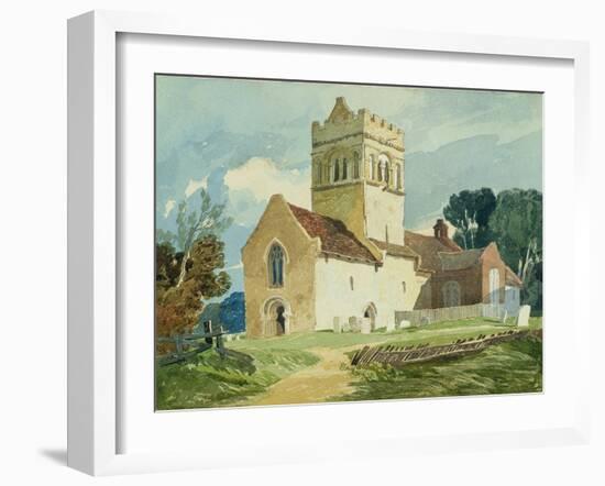 Gillingham Church, Norfolk-John Sell Cotman-Framed Giclee Print