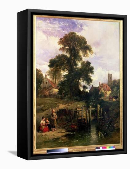 Gillingham on the Medway, 1841-William James Muller-Framed Stretched Canvas