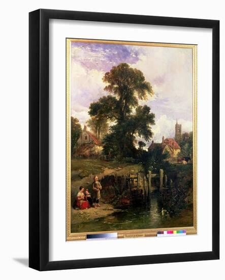 Gillingham on the Medway, 1841-William James Muller-Framed Giclee Print