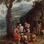 The Haywain, Allegory of the Vanity of the World-Gillis Mostaert-Giclee Print