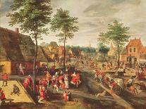 The Haywain, Allegory of the Vanity of the World-Gillis Mostaert-Giclee Print