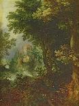 Landscape with Figures, 16Th-17Th Century (Oil on Panel)-Gillis van III Coninxloo-Framed Giclee Print