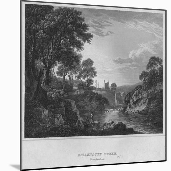 'Gillknocky Tower, Dumfrieshire', 1814-John Greig-Mounted Giclee Print