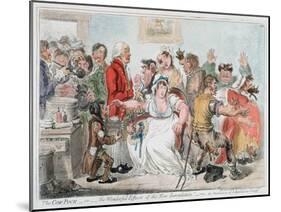 Gillray Cartoon on Vaccination Against Smallpox Using Cowpox Serum, 1802-James Gillray-Mounted Giclee Print