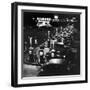 Gilmore Gas Station Featuring Eight Islands, Three Pumps Each, Girl Makes Change Every Two Islands-Allan Grant-Framed Photographic Print