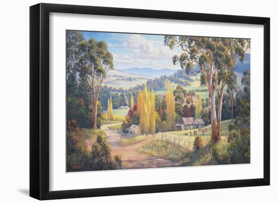 Gilmore Valley Gold-John Bradley-Framed Giclee Print