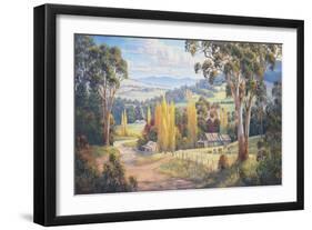 Gilmore Valley Gold-John Bradley-Framed Giclee Print