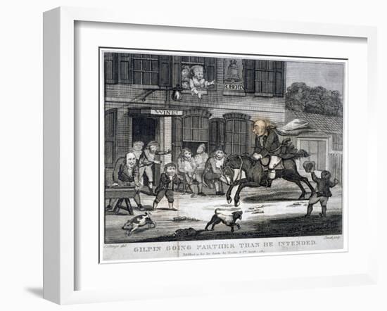 Gilpin Going Farther Than He Intended, 1784-Smith-Framed Giclee Print