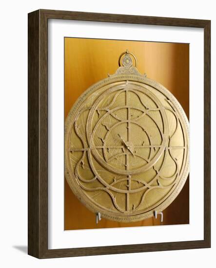 Gilt Brass Planispheric Astrolabe-Jean Naze-Framed Photographic Print