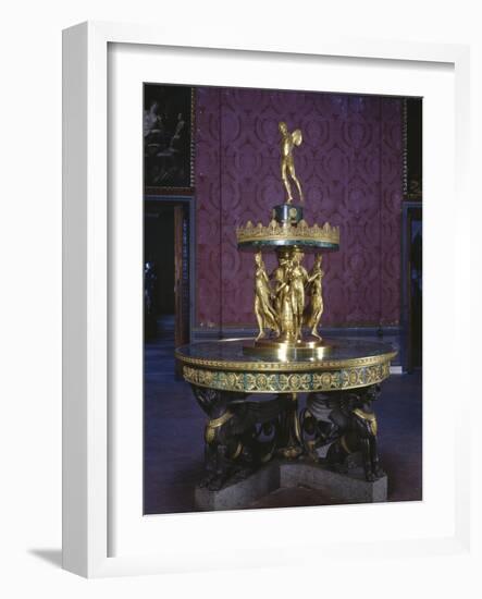 Gilt Bronze and Malachite Table-Pierre-Philippe Thomire-Framed Giclee Print