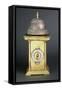 Gilt Bronze Clock with Large Bronze Bell-null-Framed Stretched Canvas