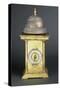 Gilt Bronze Clock with Large Bronze Bell-null-Stretched Canvas