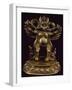 Gilt Bronze Statue Depicting Garuda, Detail of Fabulous Bird Venerated in Bon Religion-null-Framed Giclee Print