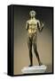 Gilt Bronze Statuette of Apollo, from Lillebonne-null-Framed Stretched Canvas