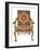 Gilt chair covered in needlework, 1906-Shirley Slocombe-Framed Giclee Print
