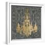 Gilt Chandelier II-Jennifer Goldberger-Framed Art Print