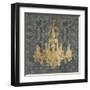 Gilt Chandelier II-Jennifer Goldberger-Framed Art Print