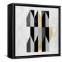 Gilt Geometry V-Naomi McCavitt-Framed Stretched Canvas