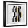 Gilt Geometry V-Naomi McCavitt-Framed Art Print