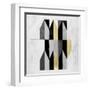 Gilt Geometry V-Naomi McCavitt-Framed Art Print