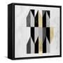 Gilt Geometry V-Naomi McCavitt-Framed Stretched Canvas