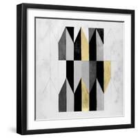 Gilt Geometry V-Naomi McCavitt-Framed Art Print