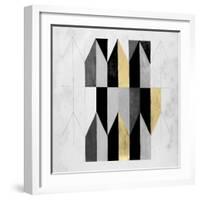 Gilt Geometry V-Naomi McCavitt-Framed Art Print