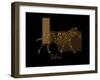 Gilt Zebra-Tina Lavoie-Framed Giclee Print