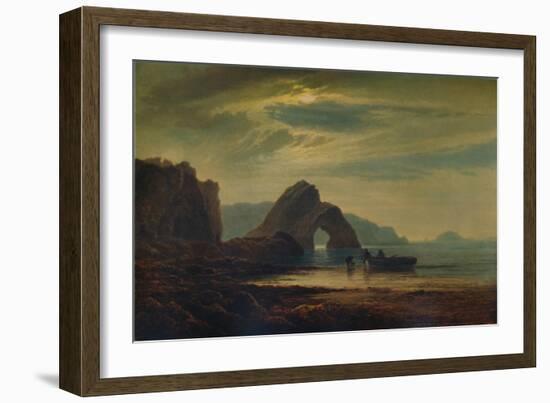 'Gilter's Point, Tenby, by Moonlight', 1872-1874, (1935)-Arthur Gilbert-Framed Giclee Print