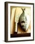 Gilthead Bream on a Wooden Board with Cleaver-Michael Paul-Framed Photographic Print