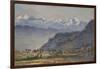 Gimash Himal from Kathmandu Valley-Tim Scott Bolton-Framed Giclee Print