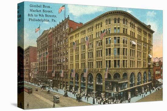 Gimbel Brothers Department Store, Philadelphia, Pennsylvania-null-Stretched Canvas