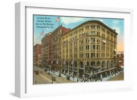 Gimbel Brothers Department Store, Philadelphia, Pennsylvania-null-Framed Art Print