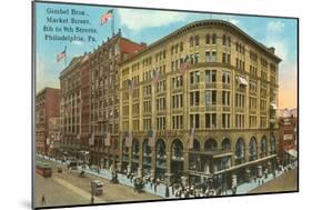 Gimbel Brothers Department Store, Philadelphia, Pennsylvania-null-Mounted Art Print