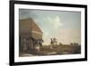 Gimcrack on Newmarket Heath, with a Trainer, a Stable-Lad, and a Jockey, 1765-George Stubbs-Framed Giclee Print