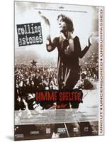 Gimme Shelter, French poster, Mick Jagger, 1970-null-Mounted Art Print