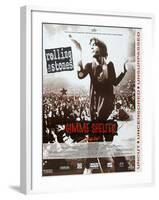 Gimme Shelter, French poster, Mick Jagger, 1970-null-Framed Art Print