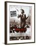 Gimme Shelter, French poster, Mick Jagger, 1970-null-Framed Art Print