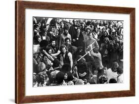 Gimme Shelter, Hell's Angels Beating an Audience Member at Altamont, 1970-null-Framed Photo