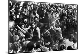 Gimme Shelter, Hell's Angels Beating an Audience Member at Altamont, 1970-null-Mounted Photo