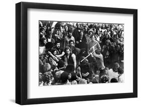 Gimme Shelter, Hell's Angels Beating an Audience Member at Altamont, 1970-null-Framed Photo