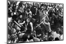 Gimme Shelter, Hell's Angels Beating an Audience Member at Altamont, 1970-null-Mounted Photo