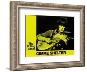 Gimme Shelter, Keith Richards, 1970-null-Framed Art Print