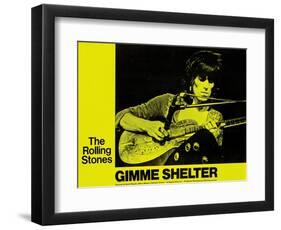 Gimme Shelter, Keith Richards, 1970-null-Framed Art Print