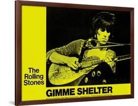 Gimme Shelter, Keith Richards, 1970-null-Framed Art Print