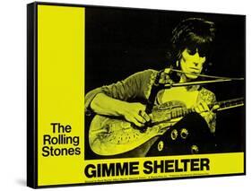 Gimme Shelter, Keith Richards, 1970-null-Framed Stretched Canvas